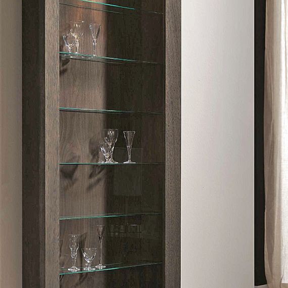 Shallow Hanging Wall Display Cabinet, Wall Mount Display Cabinet