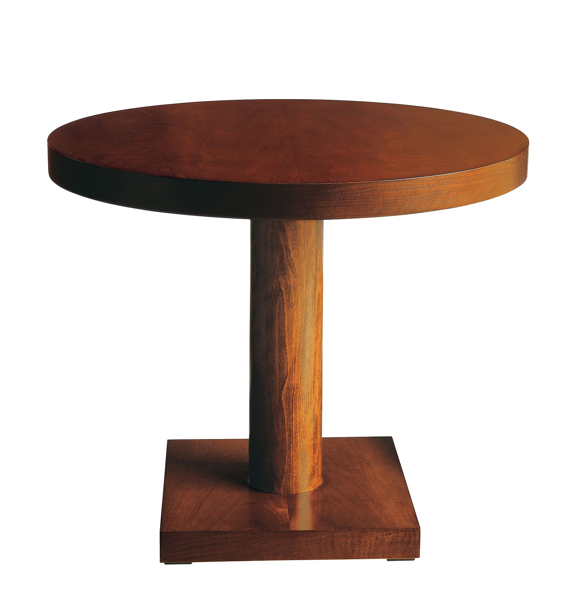 Contemporary round pedestal table